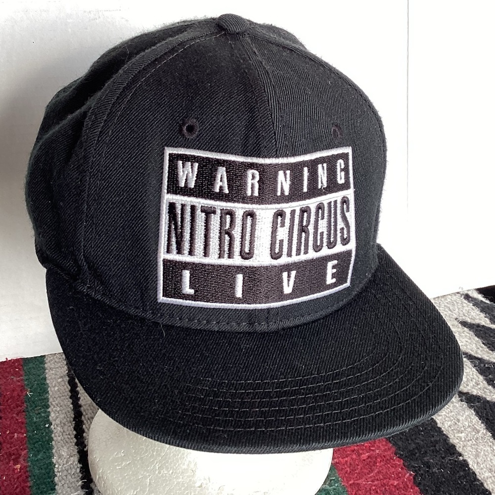 Warning nitro circus live SnapBack Hat